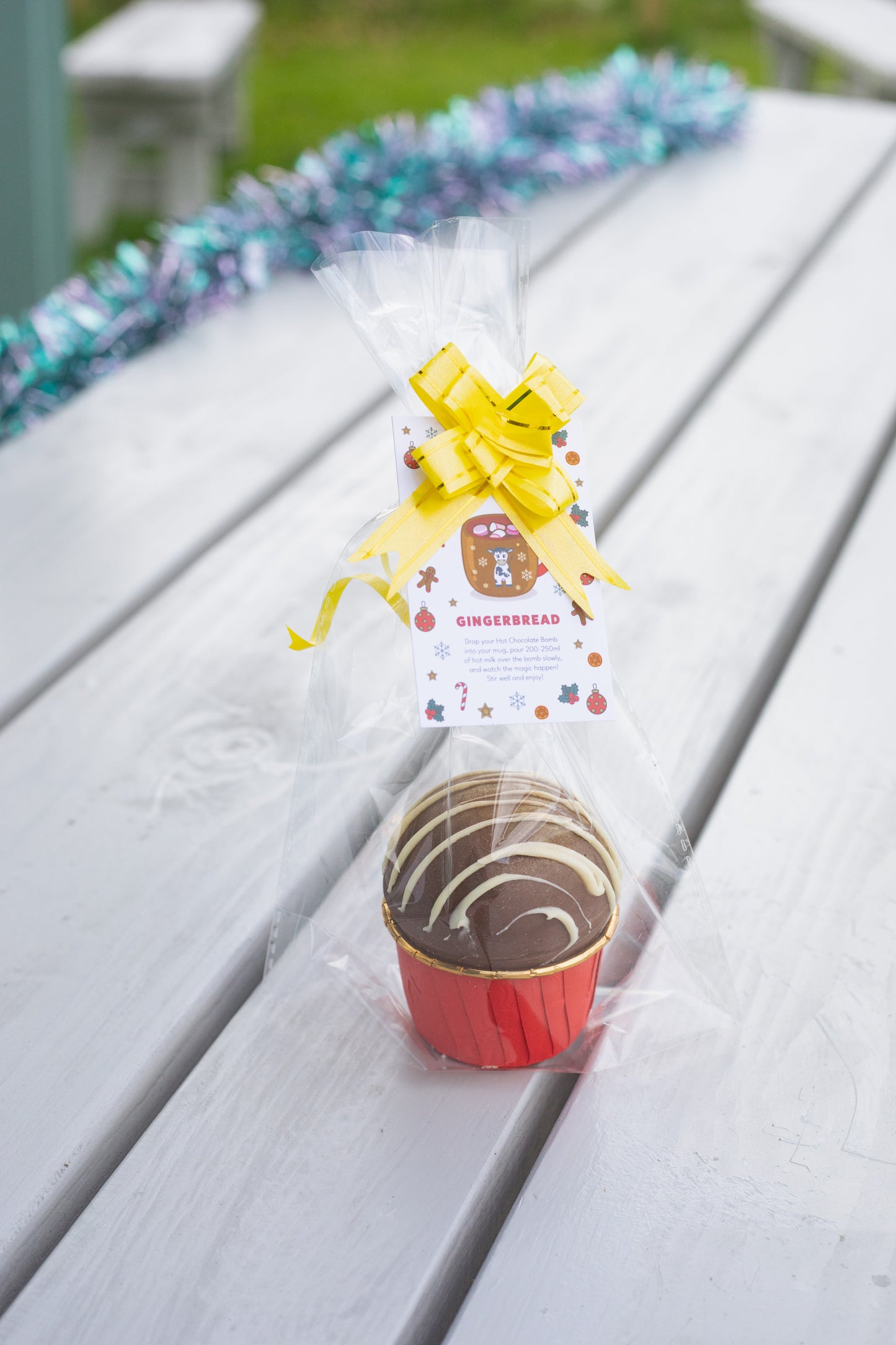 Gingerbread Hot Chocolate Bomb