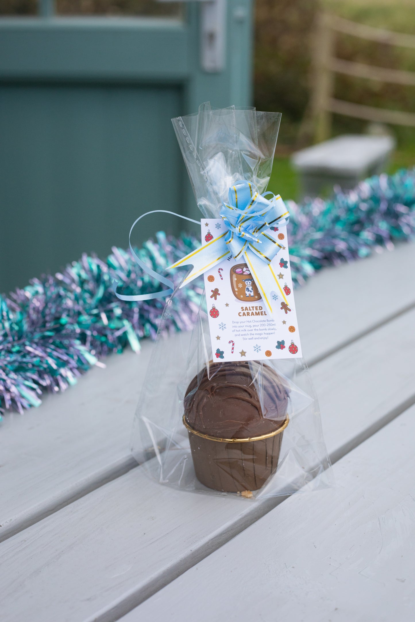 Salted Caramel Hot Chocolate Bomb